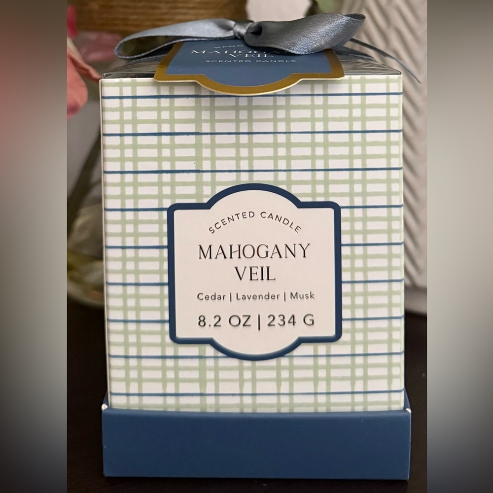 🆕🪻 KOHL’S LIMITED EDITION “MAHOGANY VEIL” SCENTED JAR CANDLE. NEW! (8.2 oz)